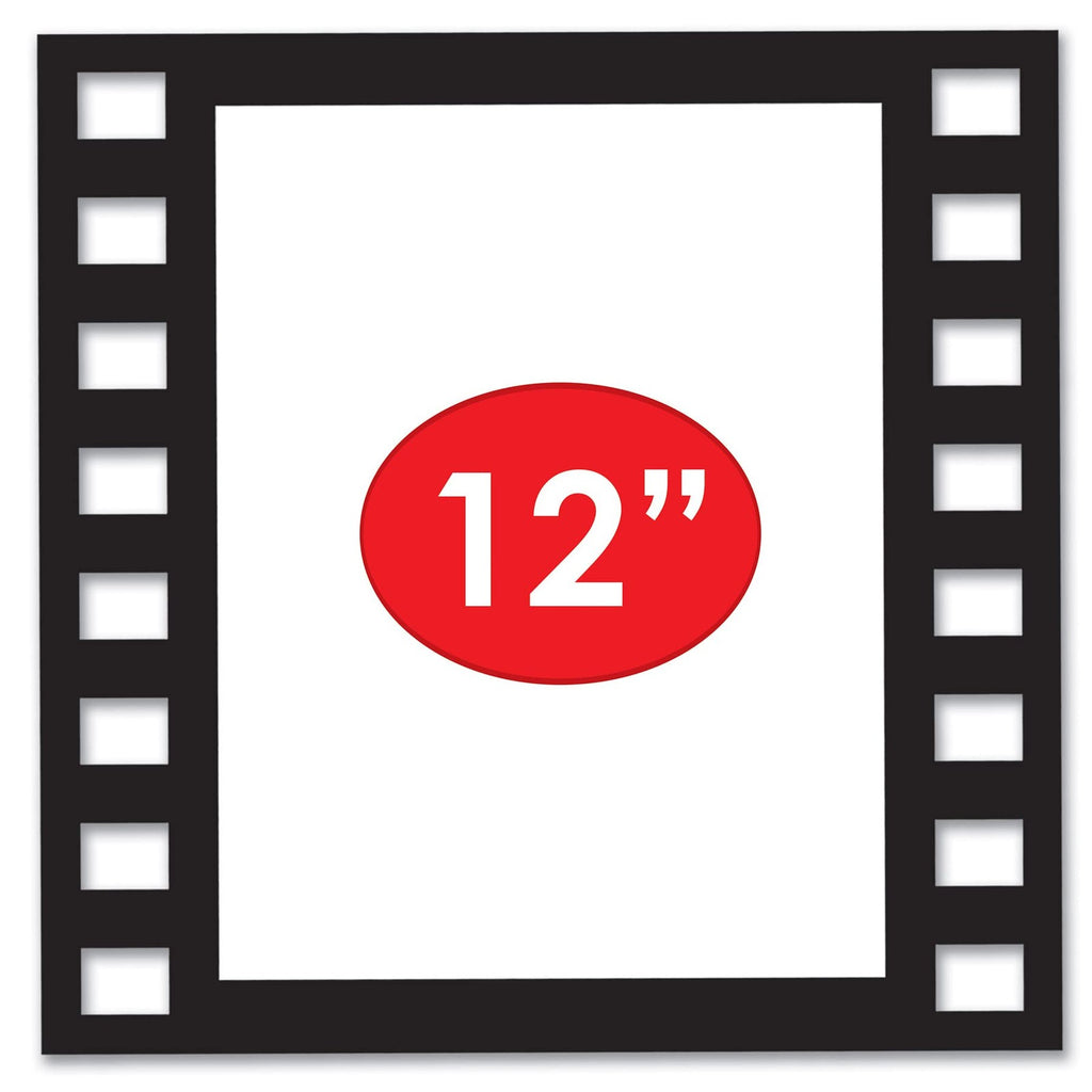 Customizable 12in Filmstrip Photo Frames - 10 Pack for Parties