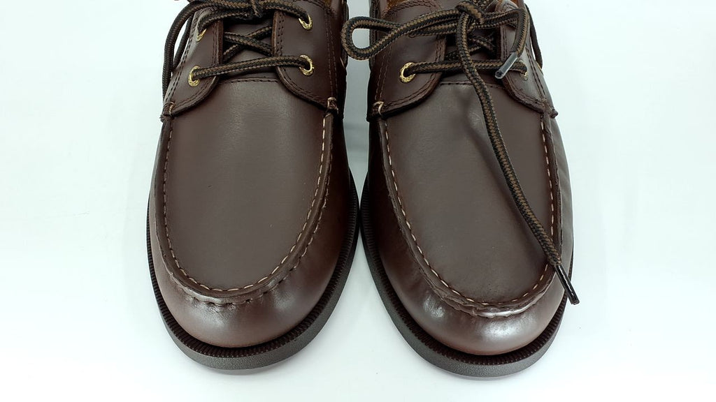 Dockers Men’s Vargas Leather Handsewn Boat Shoe,Raisin, 11 M US