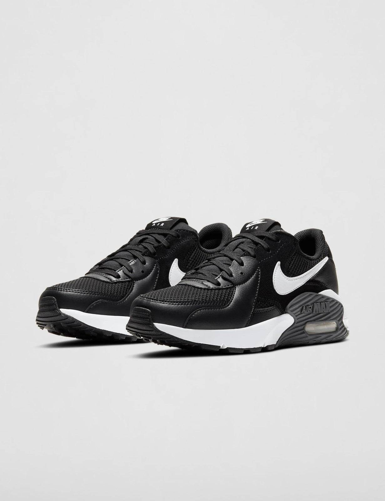 Nike Women's Air Max Excee Sneaker, Black/White/Dark Grey, 10