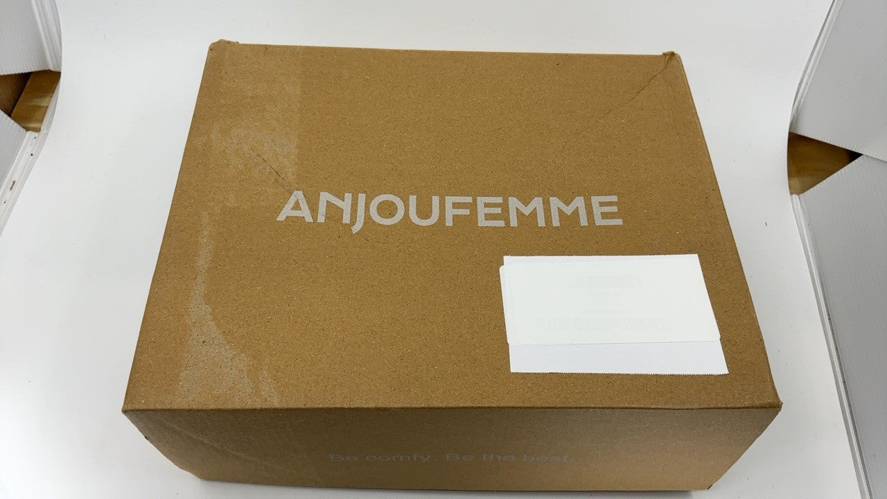 ANJOUFEMME Women’s 8.5 Grey Hiking Boots - Waterproof Outdoor Ankle Boots