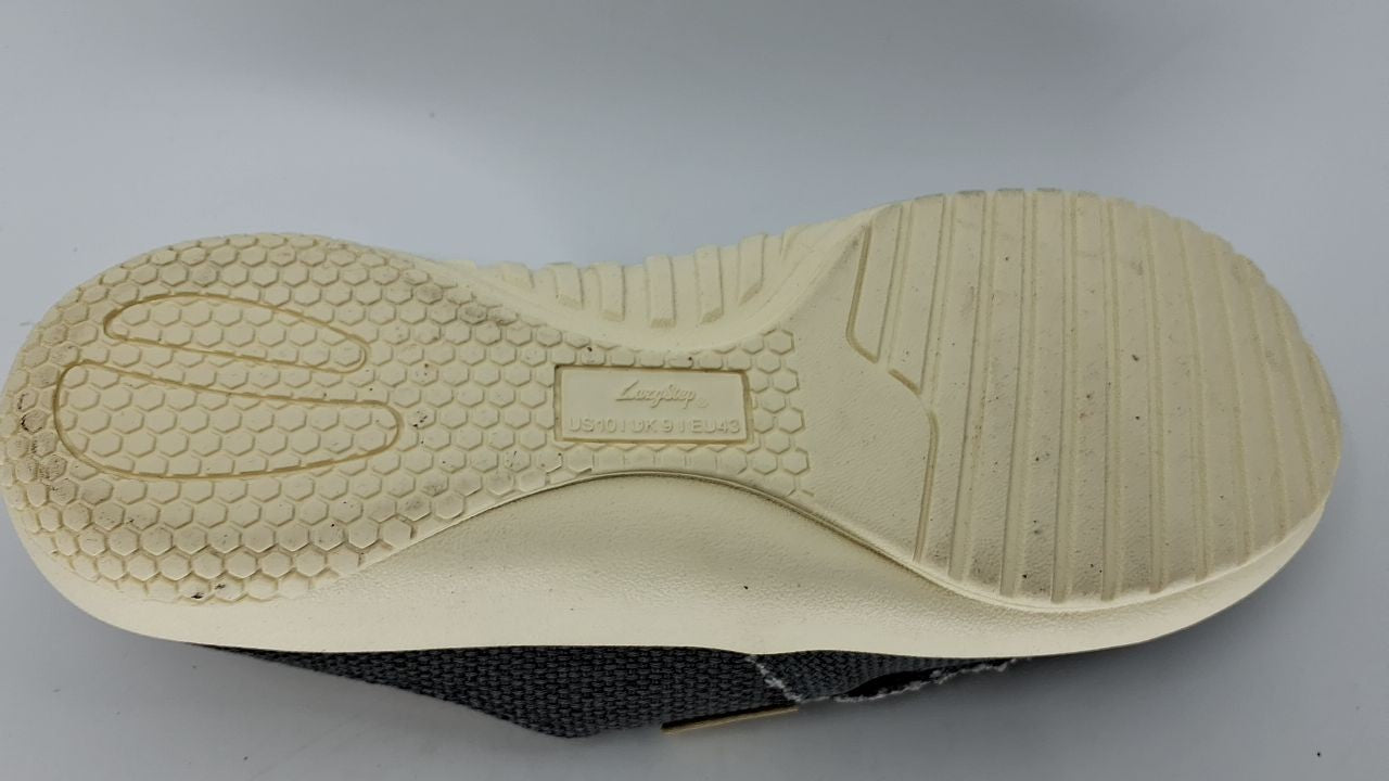 Men's Indoor Outdoor Slippers, Charcoal, Size 10, Arch Support