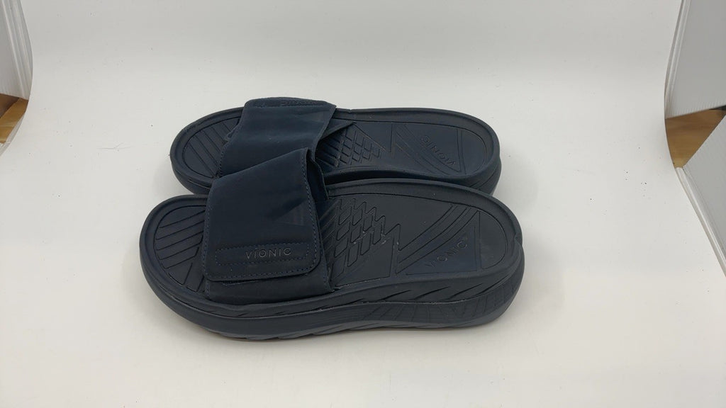 Vionic Unisex Rejuvenate Sandal, Navy Blue Synthetic Nubuck, 7 US Men