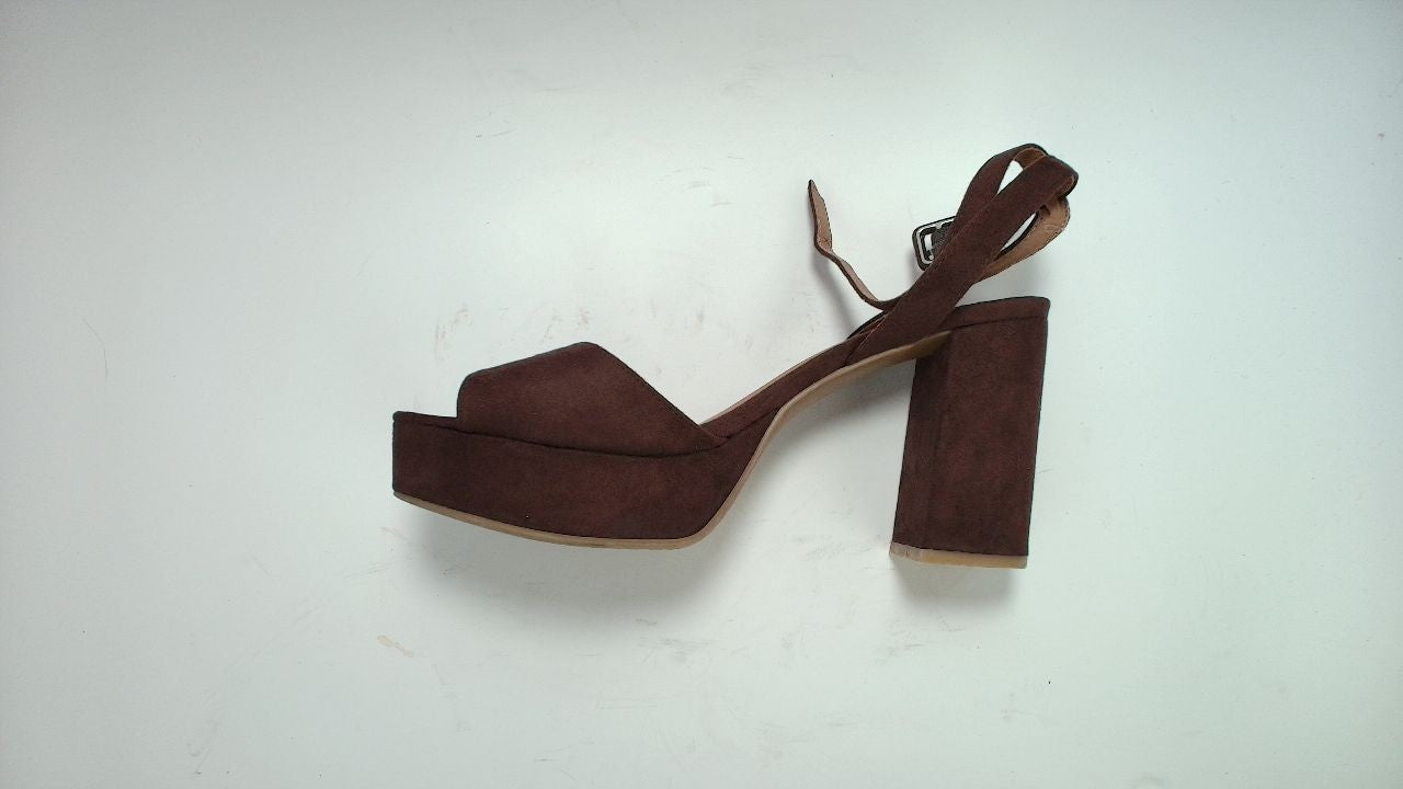 Chinese Laundry Women's Theresa Heeled Sandal, Brown, 8.5