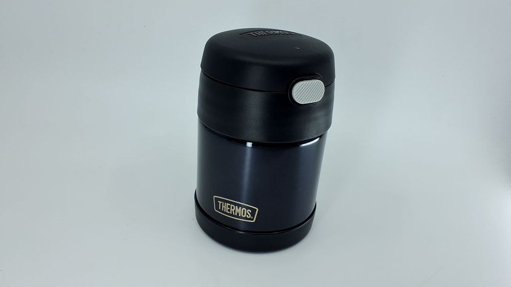 Insulated Food Jar 10oz, Thermos FUNtainer, Black, Spoon Included