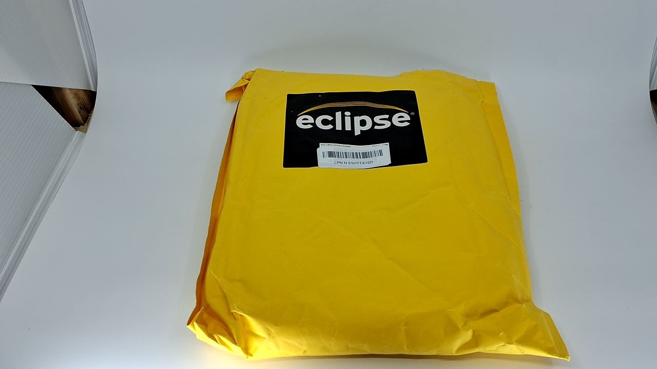 Eclipse Kendall Blackout Curtain 42x84in White Rod Pocket Panel