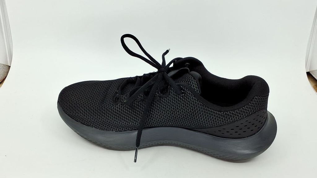 Under Armour Men's Charged Surge 4, (002) Black/Black/Black, 11, US