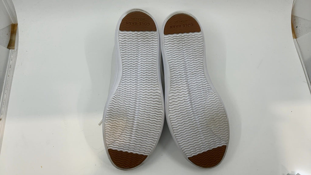 Cole Haan Women's Leather Sneakers, Grand Crosscourt II, 8.5W, White