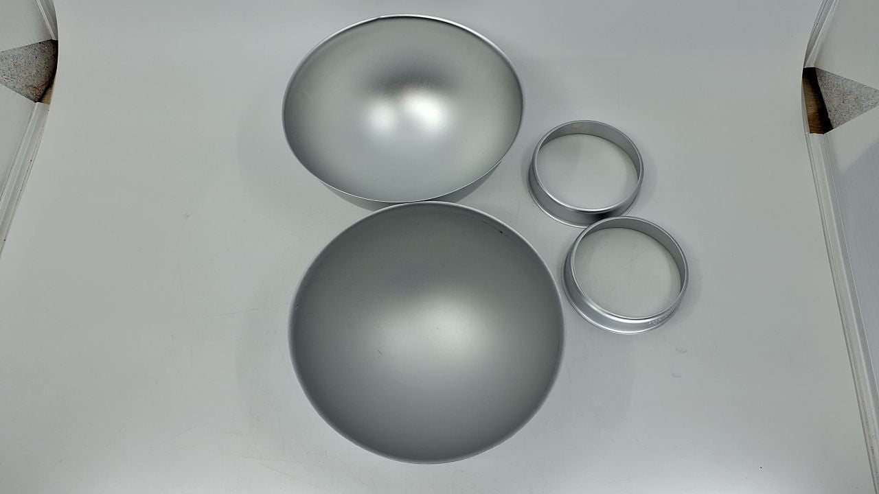 Aluminum 3D Sports Ball Cake Pan Set, 6 In, Rust-Resistant, 2 Pans