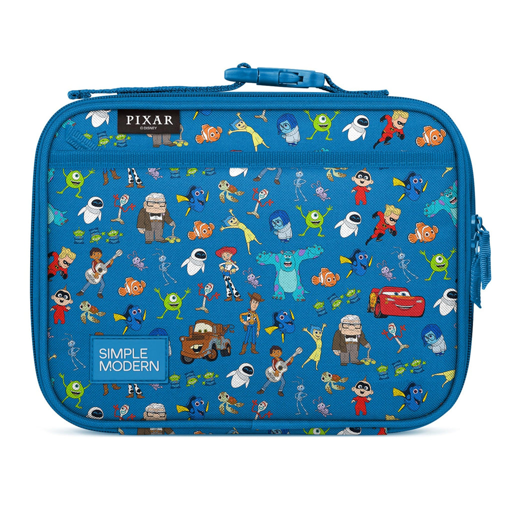 Simple Modern Hadley Kids Lunch Bag Disney Pixar Mashup Blue