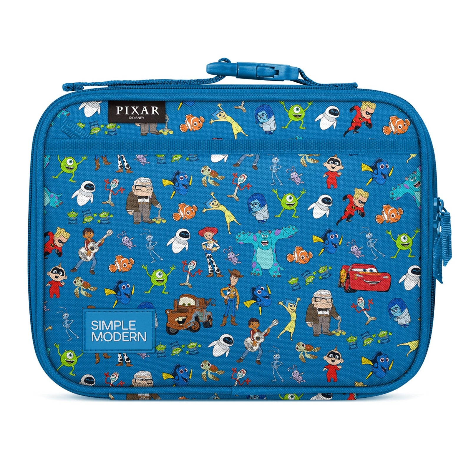 Simple Modern Hadley Kids Lunch Bag Disney Pixar Mashup Blue