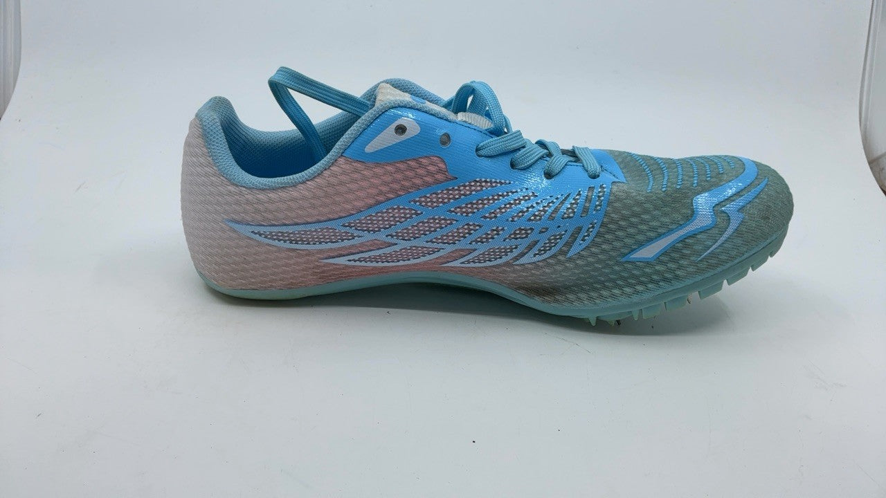Pink WESHIRUN Track & Field Shoes 8 Spikes Men Women Kids Size 6.5W/5M