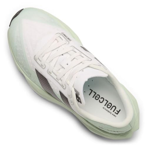 New Balance Women's FuelCell Rebel V4 Running Shoe, Clay Ash/White/Black, 9.5