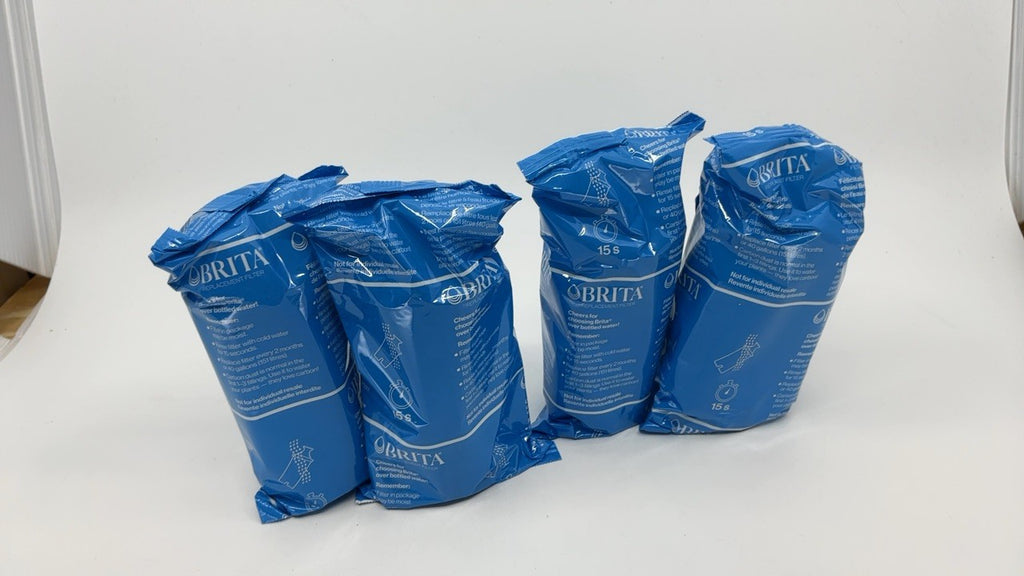 BPA-Free BritaPlus Water Filter 4 Pack, Lasts 40 Gallons, Reduces Contaminants