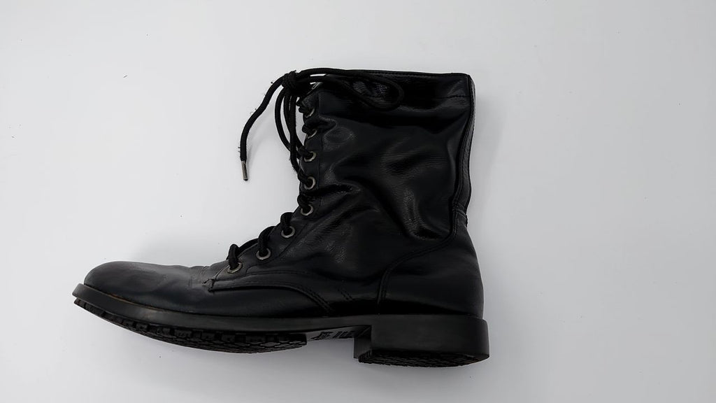 ALDO Women's Goer Combat Boot, Black, 7.5