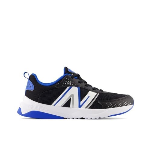 New Balance Kids' Dynasoft 545 V1 Lace-Up Running Shoe, 4.5 M, Black/Blue
