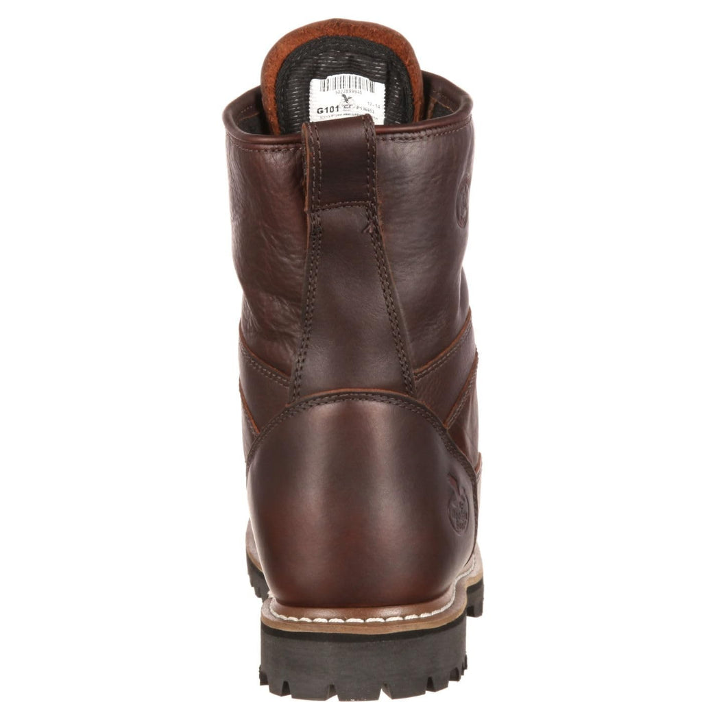 Georgia Boot Waterproof Lace-To-Toe Work Boot, Soggy Brown, Size 12(M)