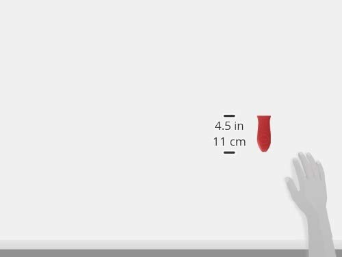 Lodge Silicone Hot Handle Holder Red 3-Inch for Skillets 8 In or Smaller