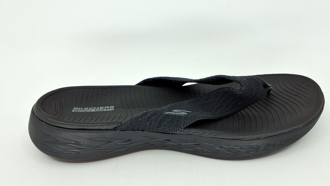 Skechers Women's On-The-Go 600 Sunny, Black, 9