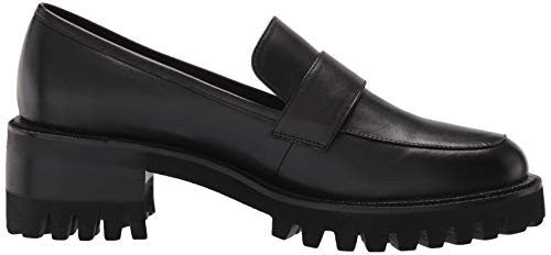 Women’s Black Leather Ronnie Loafer Size 7 by Aerosoles