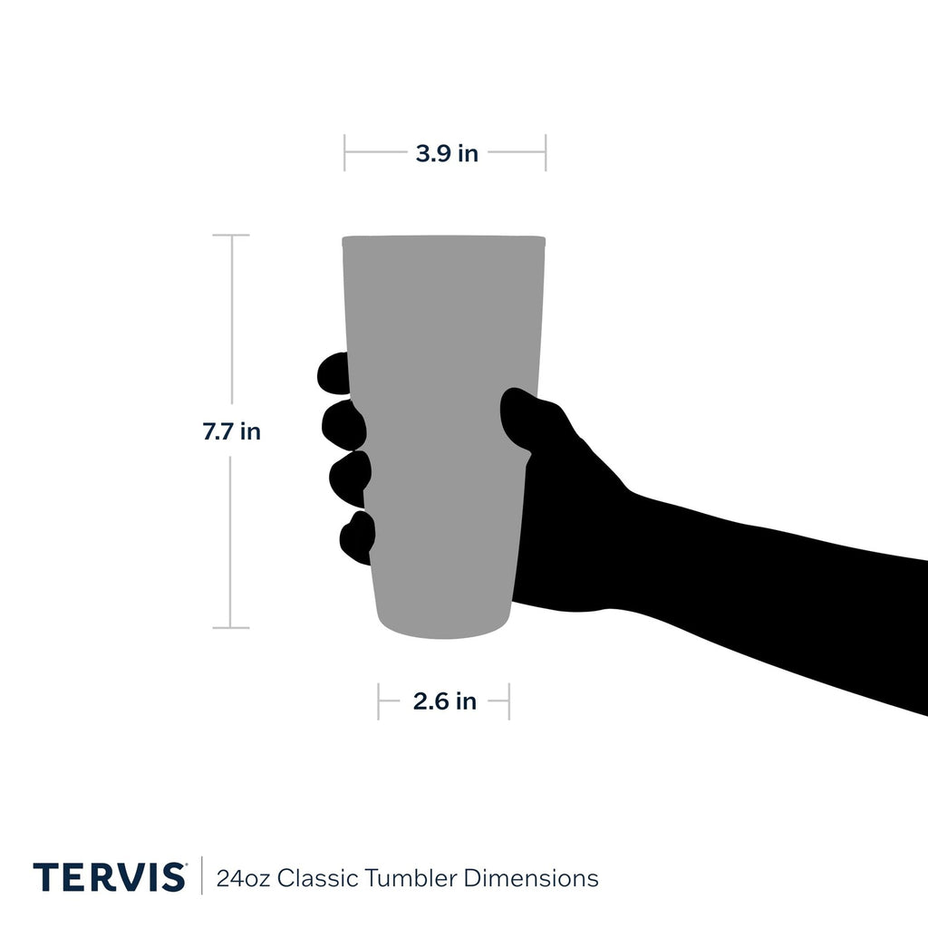Tervis Double Wall 24oz Tumbler - Clear Tritan Insulated Drinkware