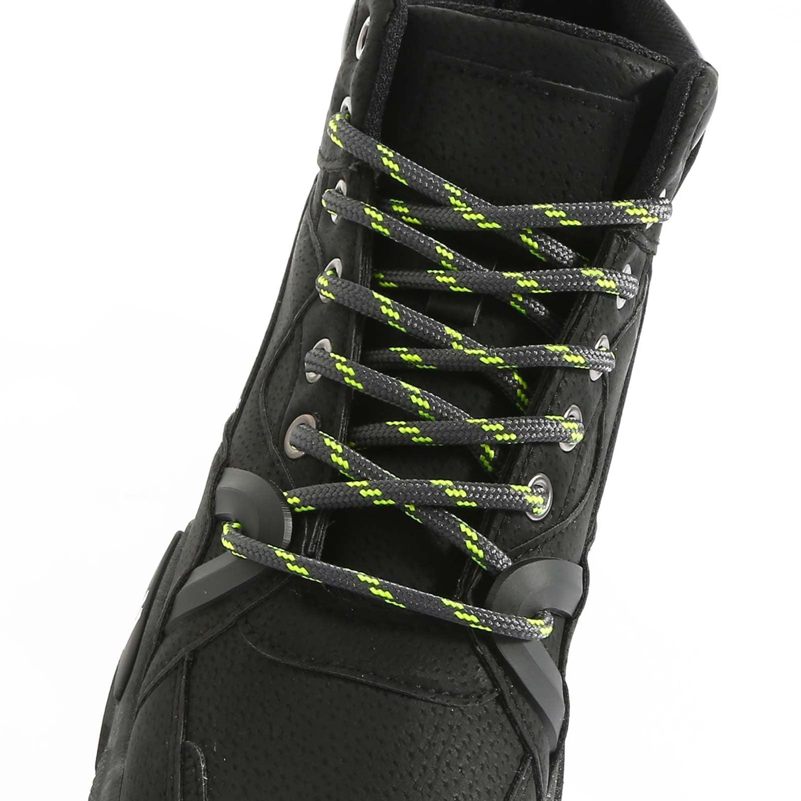 Heavy Duty 39 In Round Dark Gray Boot Laces for Hiking & Work Shoes