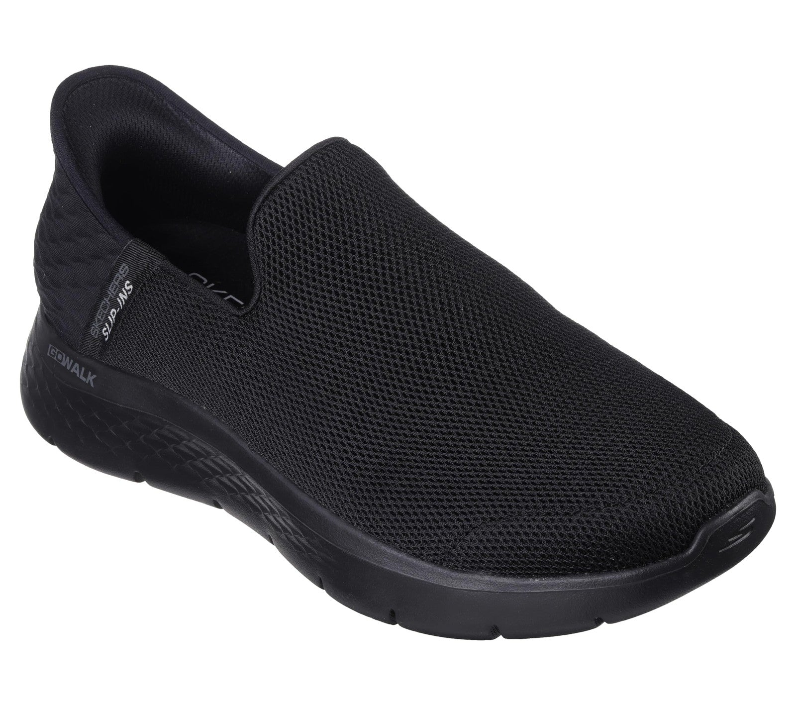 Skechers Men's Go Walk Flex No Hands Hands Free Slip-Ins Sneaker, Black, 7