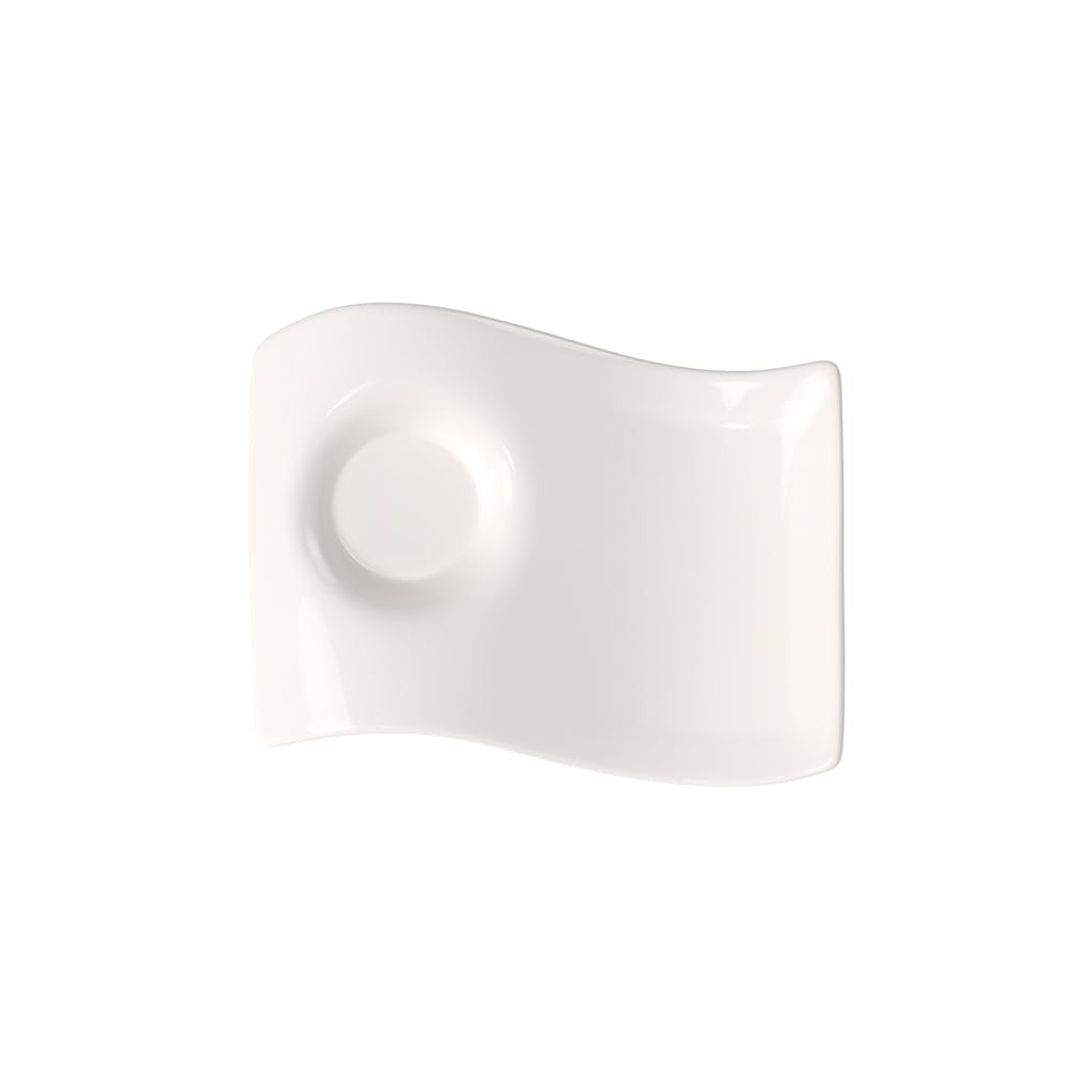 Villeroy Boch NewWave Espresso Saucer Plate 6.5x5in White Porcelain
