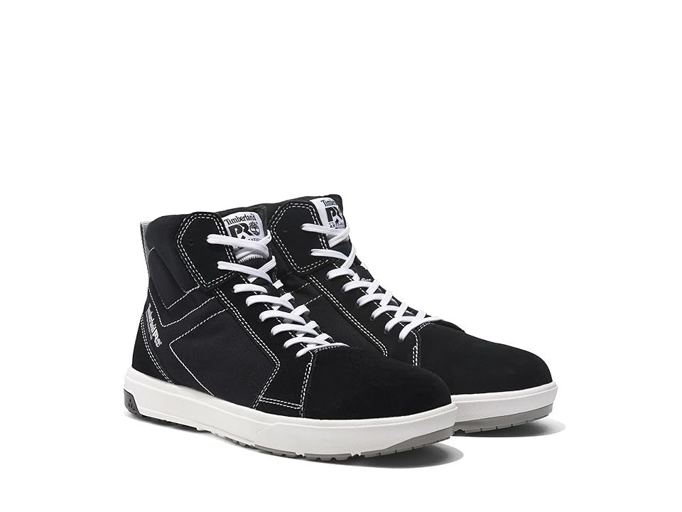 Timberland PRO Men's Berkley Hi Shoes Composite Safety Toe Black/White 10.5W