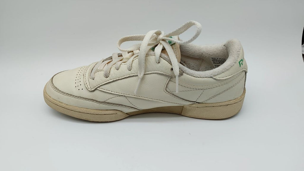 Reebok Club C 85 Vintage Sneakers Women 9 Chalk/Alabaster/Glen Green