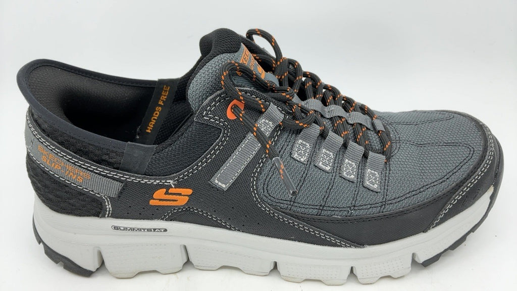 Skechers Men's Summits at Hands Free Slip-in Sneaker,Gray/Orange,12