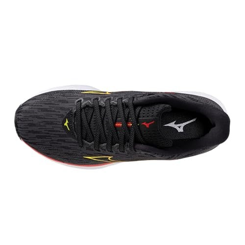 Mizuno Women's Wave Rider 28 Road Running Shoe 8.5 Black/Evening Primrose