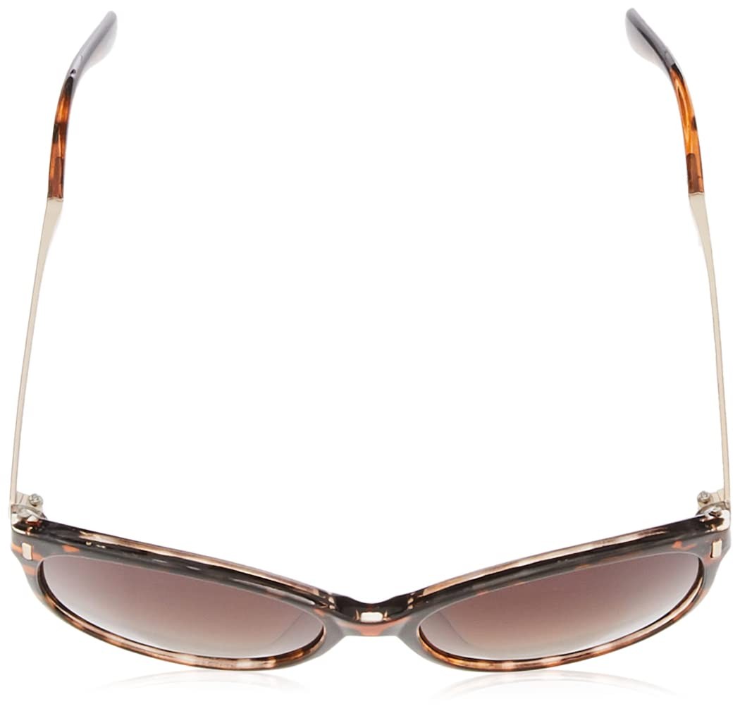 TAHARI Women's Cat Eye Sunglasses TH657 55mm Tortoise UV Protection