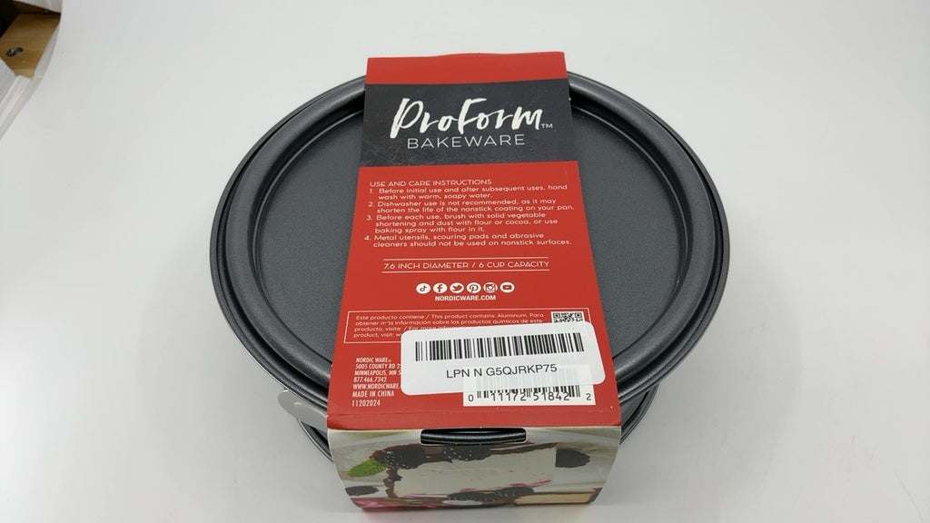 Nordic Ware Springform Pan, 7 Inch, 4 Cup Capacity