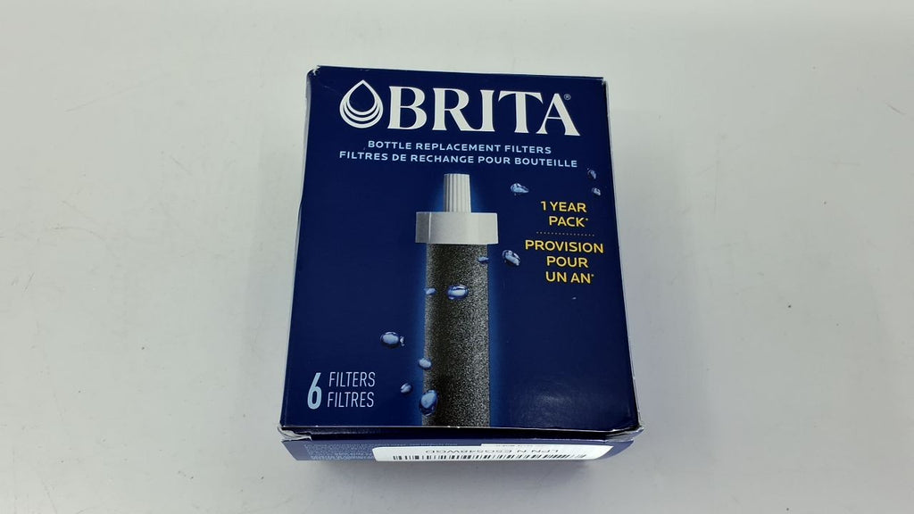 6 Pack Brita Water Bottle Filters, BPA-Free, Lasts 2 Months, Fits All Models