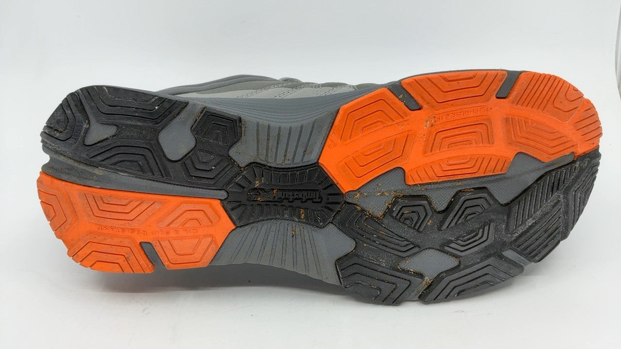 Men's Timberland PRO XR-1 Alloy Safety Work Sneakers Grey/Orange 9.5M