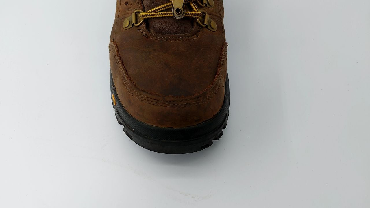 **needs repair** Cat Footwear Men's Outline Soft Toe Work Boot, Seal Brown, 9