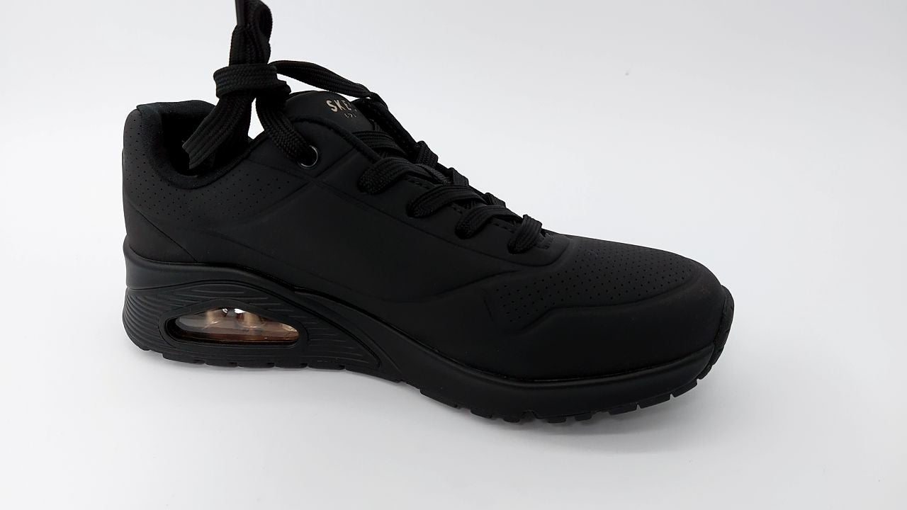 Skechers Women's Uno Stand On Air Sneakers Black/Black 8 Wide
