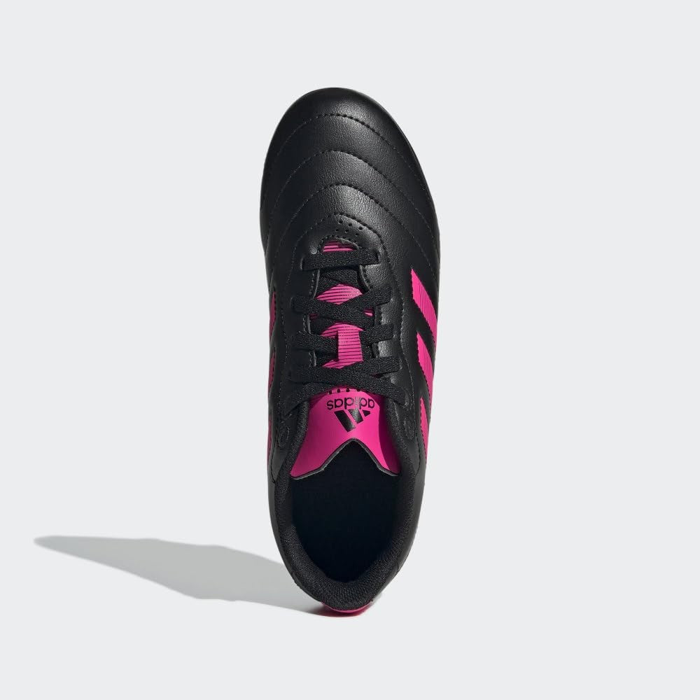 Adidas Goletto VIII Firm Ground Cleats Black/Team Shock Pink 1.5 Big Kid