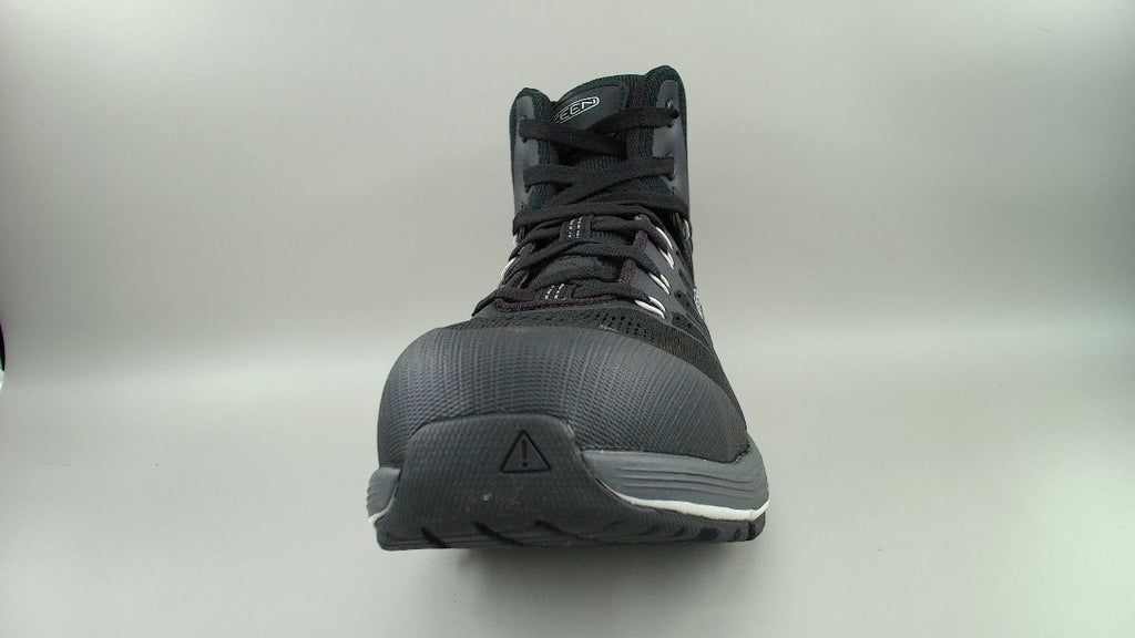 KEEN Utility Men's Vista Energy Mid Height Composite Toe Shoes, Vapor/Black,7.5W