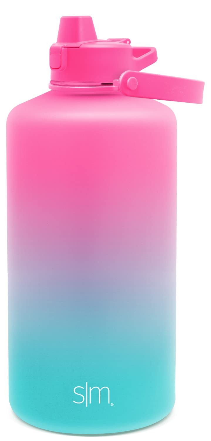 Simple Modern 1 Gallon Water Bottle - Motivational Markings, Sorbet