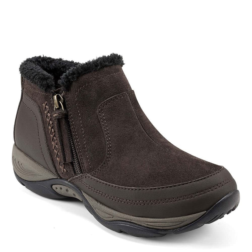 Easy Spirit Women's Epic Ankle Boot, Dark Brown 201, 7