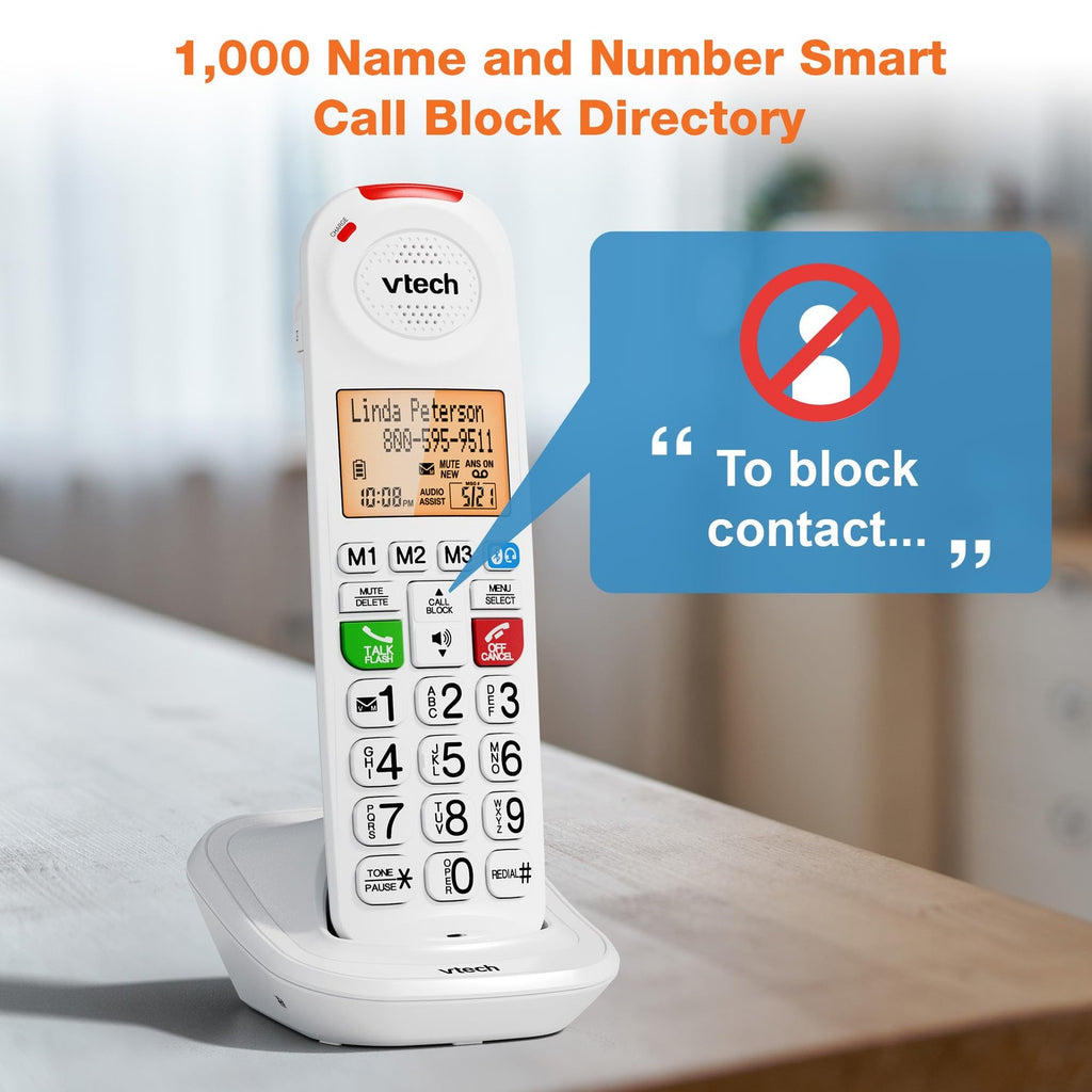 VTech SN5107 Additional Handset for SN5127 & SN5147 - Senior Friendly