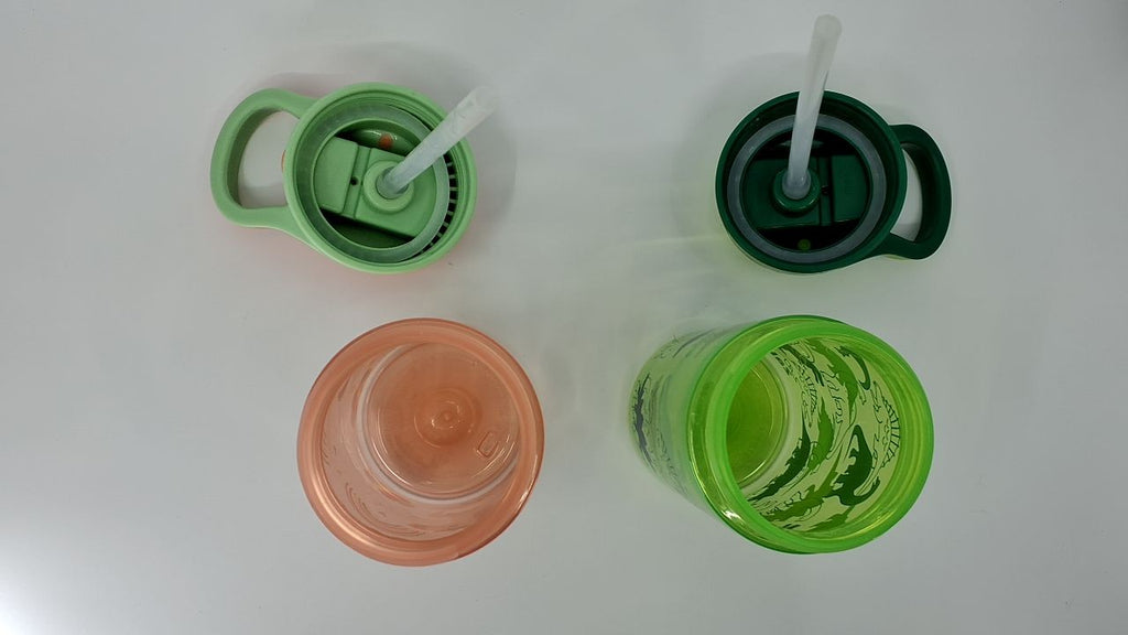 Kids 16oz Water Bottles, Unicorn & Dino Camo, Durable & Leak-Proof, 2 Pack