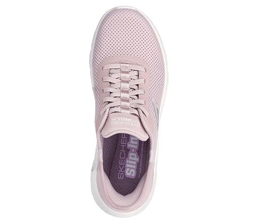 Mauve Skechers Go Walk Flex Slip-Ins, Women's Sneakers, Size 8