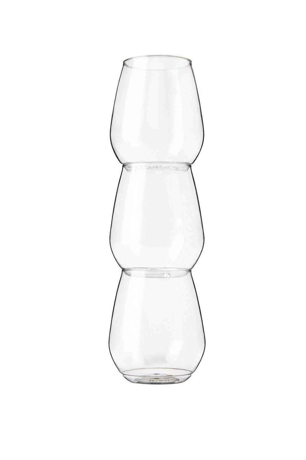 TOSSWARE 18oz Vino XL Set of 12 Unbreakable Plastic Wine Glasses