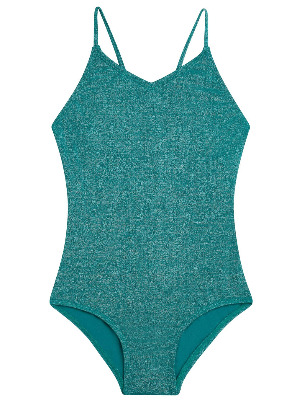Kanu Surf Girls' One Piece Swimsuit, Hurricane Beach Sport, Green, Size 10