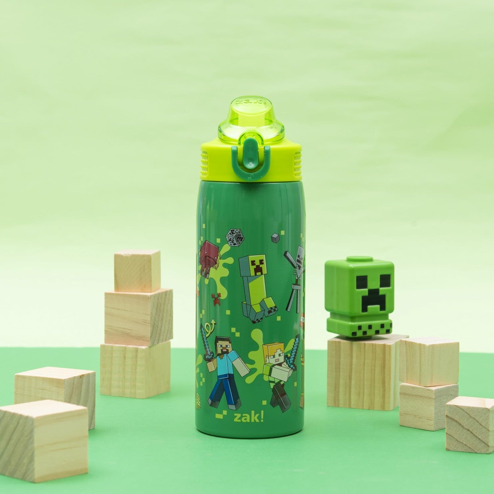 Minecraft Kids Water Bottle 19oz Insulated Stainless Steel - Leak Proof