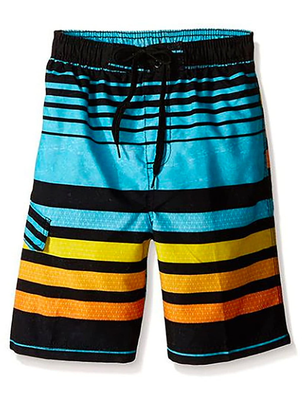 Kanu Surf Big Boys Echo Quick Dry Beach Swim Trunk, Echo Aqua, Large (14/16)