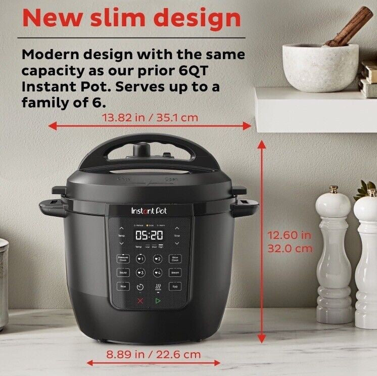 Instant Pot RIO Chef Series 6 Qt Pressure Cooker and Multi-Cooker