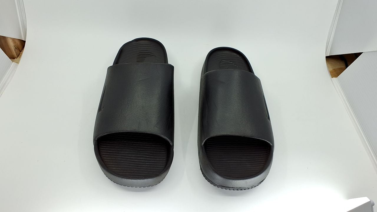 Nike Men's Calm Slides, Black/Black, 10